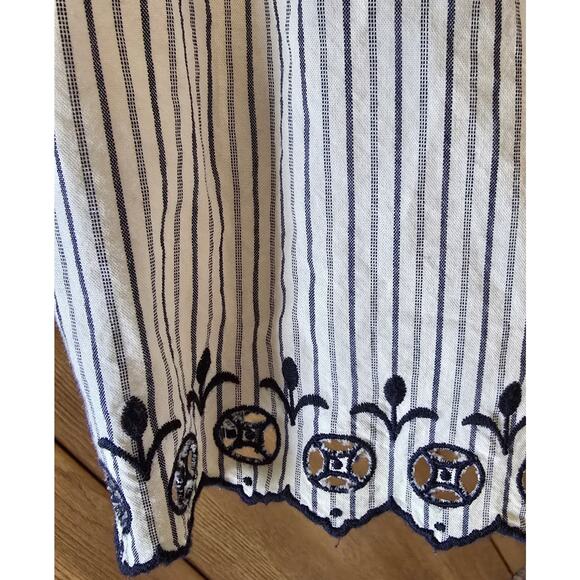 Madewell Floral Embroidered Jardin Midi Cotton Dress - Picture 7 of 14